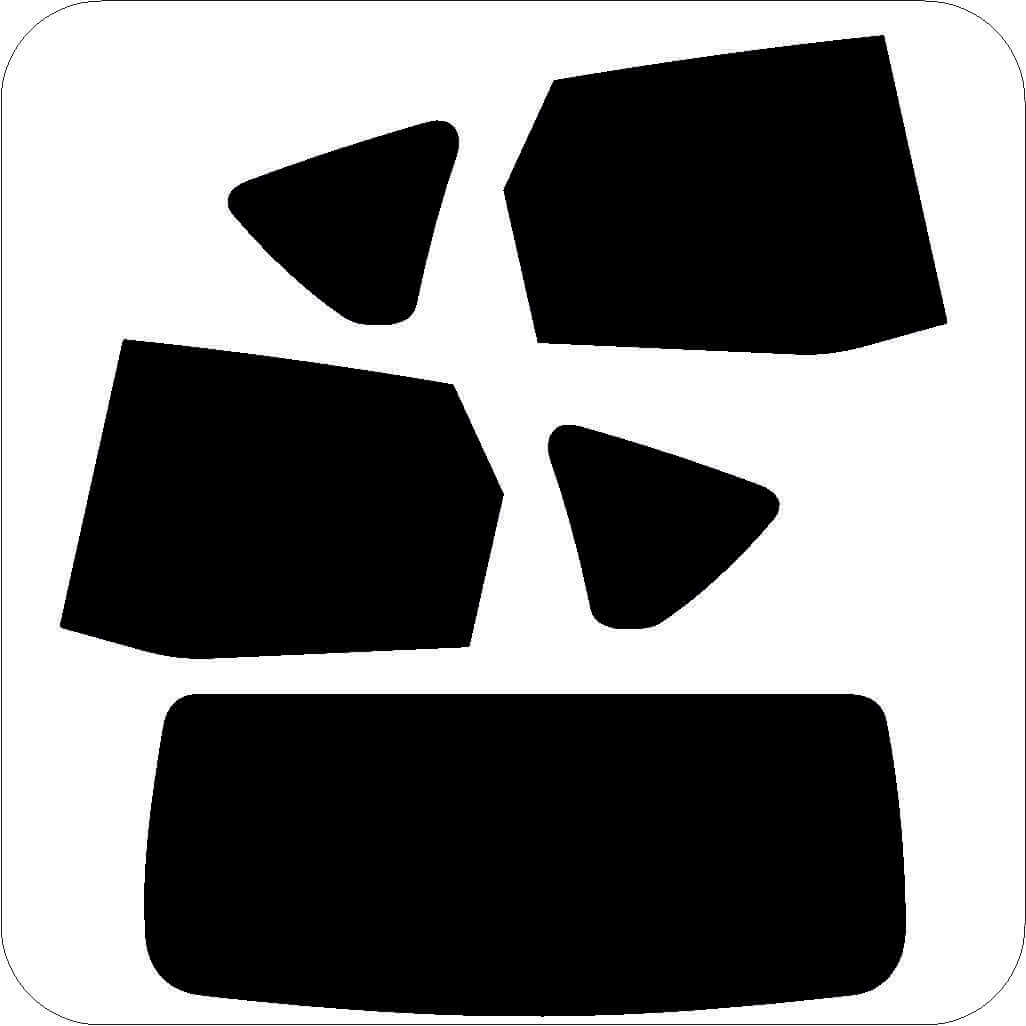 Passgenau zugeschnittener Blendstreifen auf der Frontscheibe eines Opel Vivaro B – professionell montiert