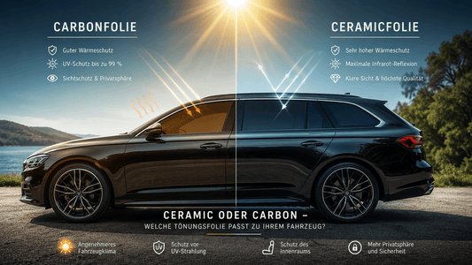 Ceramic oder Carbon – welche Tönungsfolie ist die richtige Wahl?