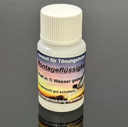 Montageflüssigkeit zum Anbringen von Tönungsfolien