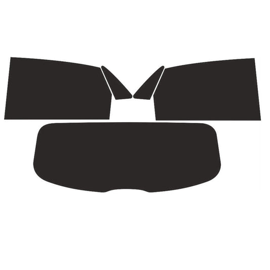 Passgenau zugeschnittenes Tönungsfolien-Set für Audi A1 Sportback – CNC-Zuschnitt von FVB Carbon Folie