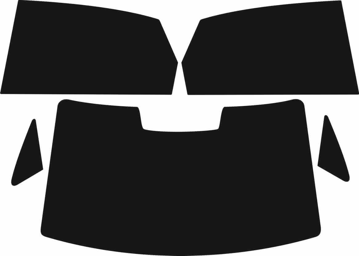 Passgenau zugeschnittenes Tönungsfolien-Set für Audi A4 Limousine B9 – CNC-Zuschnitt von FVB Carbon Folie