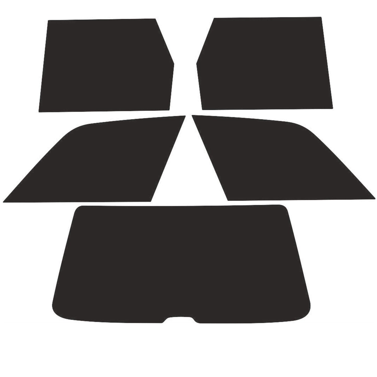 Passgenau zugeschnittenes Tönungsfolien-Set für Audi A6 Avant C4 – CNC-Zuschnitt von FVB Carbon Folie