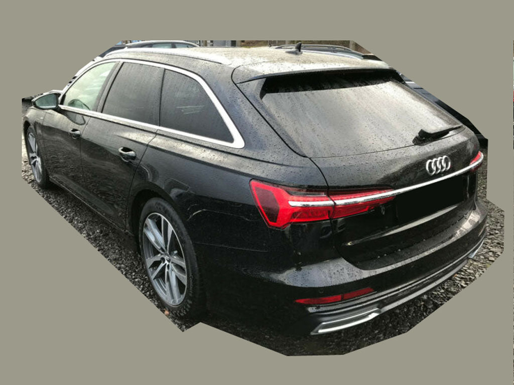 Tönungsfolie passgenau zugeschnitten und professionell montiert auf Audi A6 Avant C8