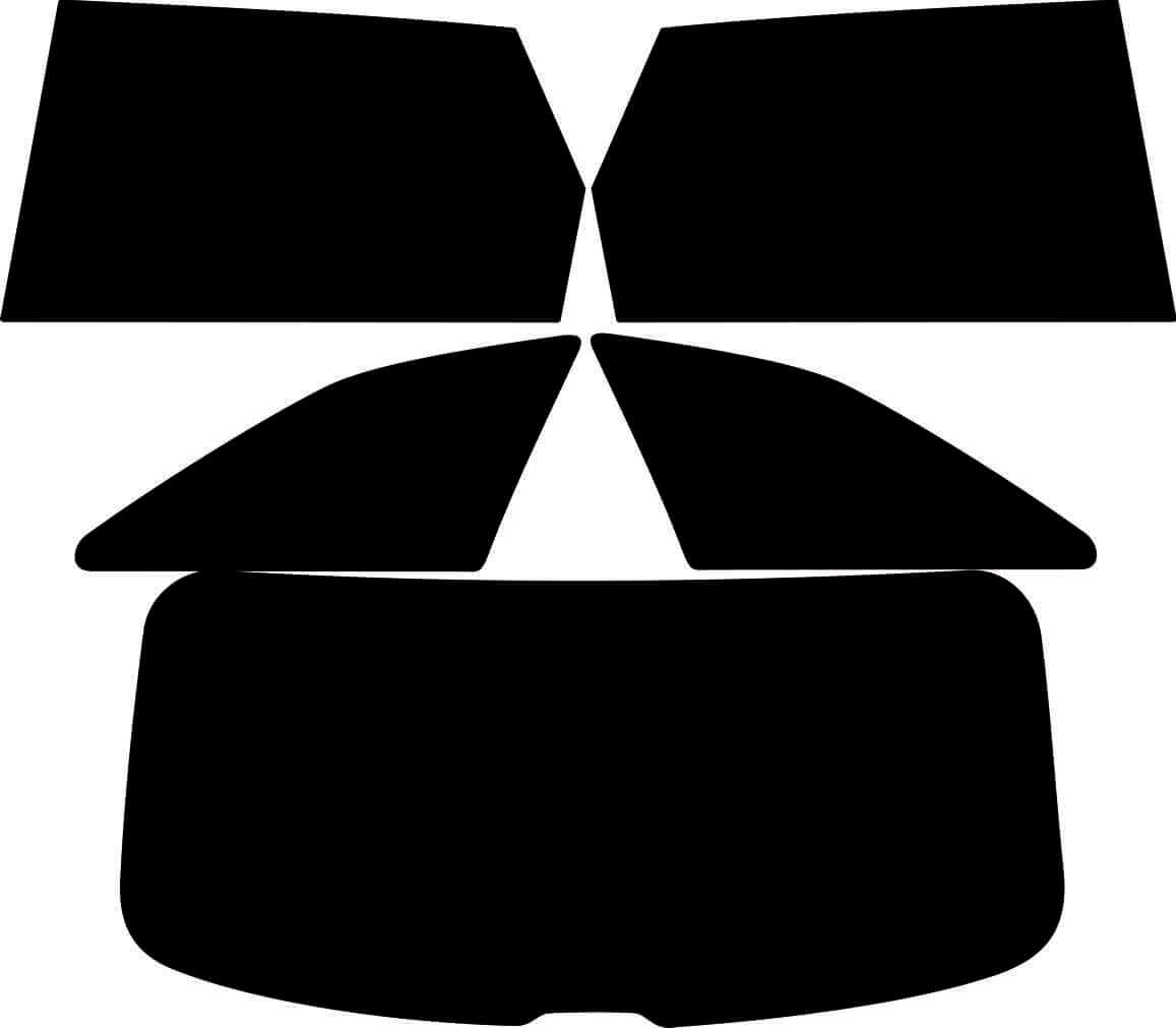 Passgenau zugeschnittenes Tönungsfolien-Set für Audi A6 Avant C8 – CNC-Zuschnitt von FVB Carbon Folie