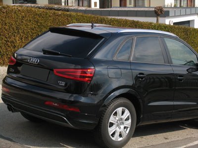 Tönungsfolie passgenau zugeschnitten und professionell montiert auf Audi Q3 8U