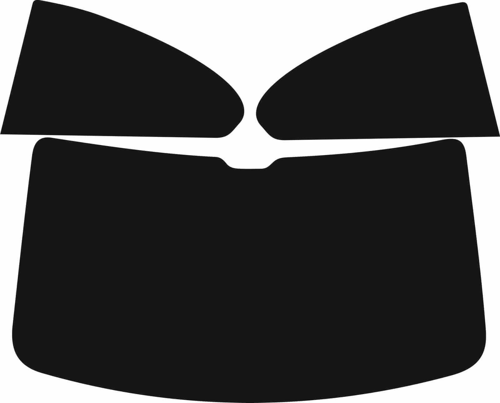 Passgenau zugeschnittenes Tönungsfolien Set für BMW 1er Coupe E82 – CNC Zuschnitt von FVB Carbon Folie