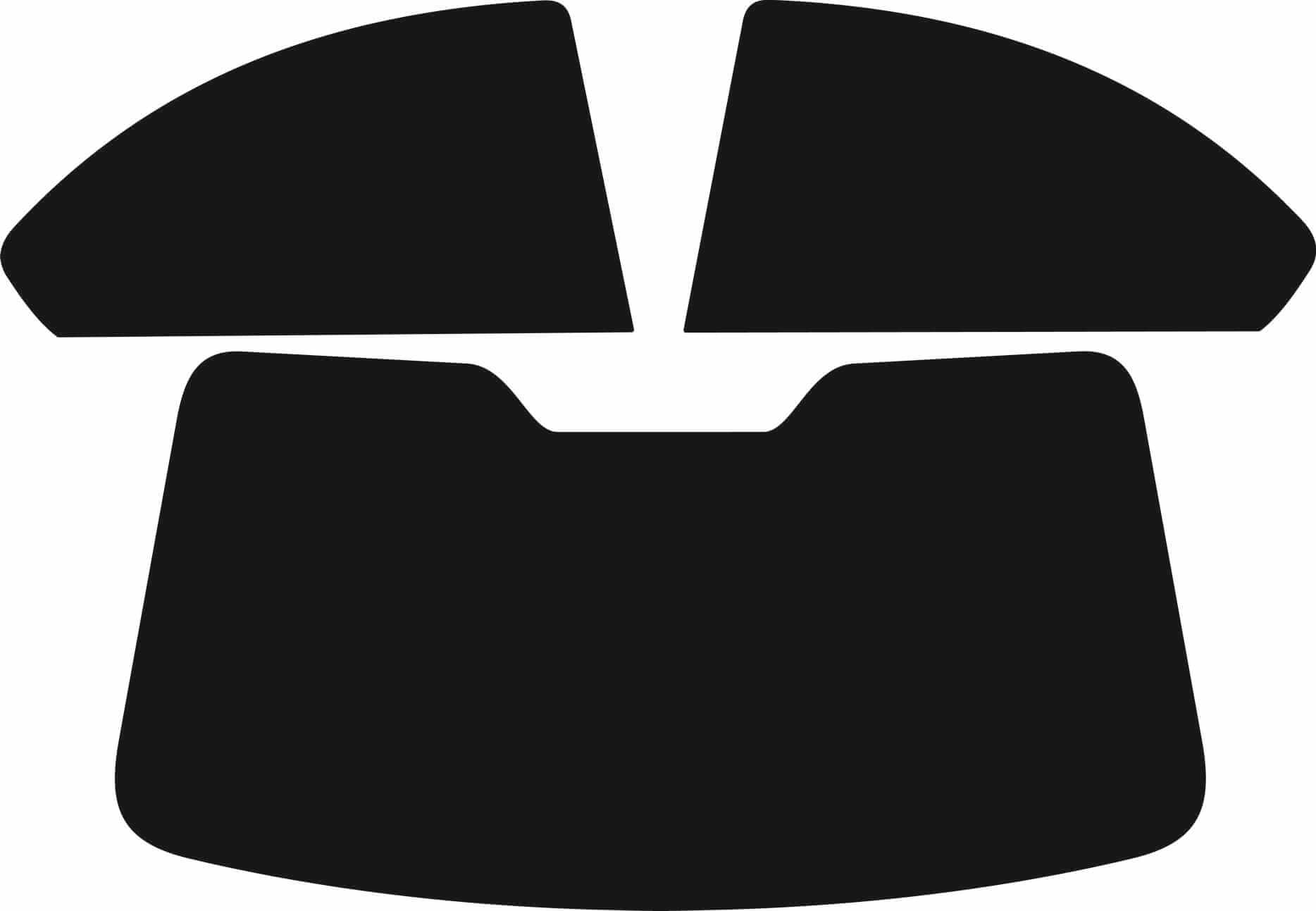 Passgenau zugeschnittenes Tönungsfolien Set für BMW 3er Compact E46 – CNC Zuschnitt von FVB Carbon Folie