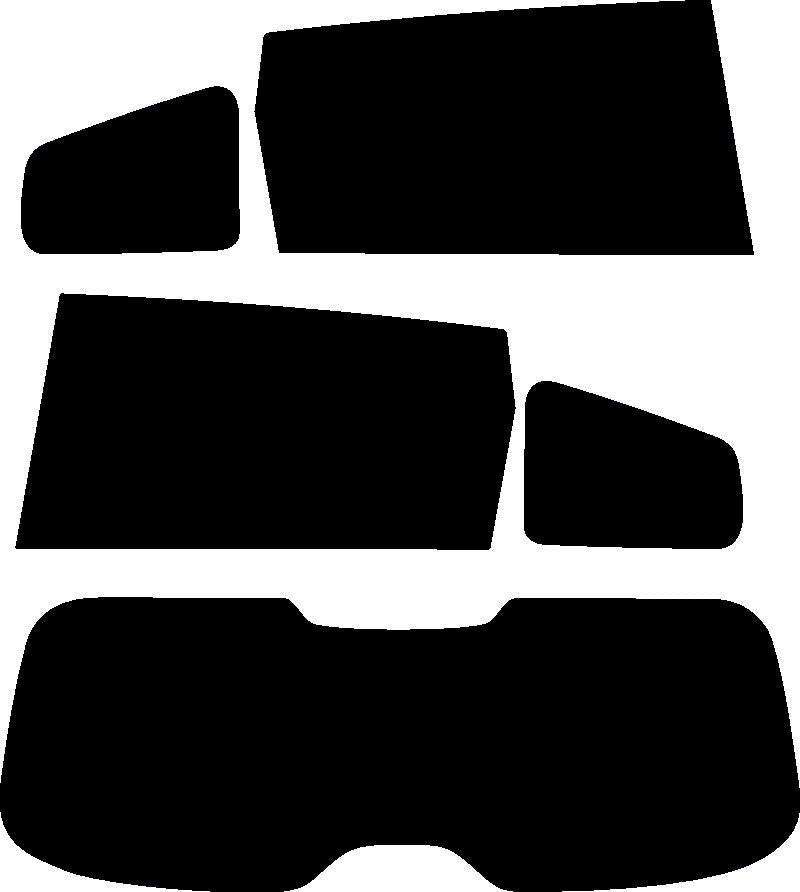 Passgenau zugeschnittenes Tönungsfolien-Set für Chevrolet Orlando – CNC-Zuschnitt von FVB Carbon Folie