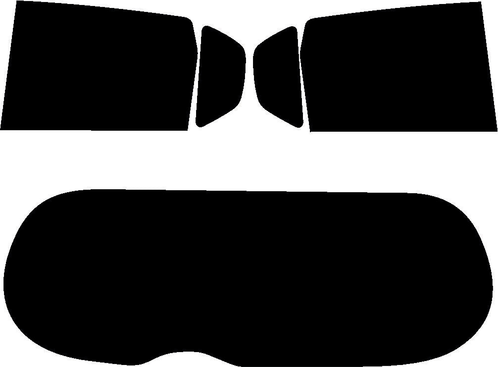 Passgenau zugeschnittenes Tönungsfolien-Set für Chevrolet Kalos – CNC-Zuschnitt von FVB Carbon Folie