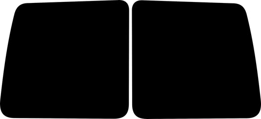 Passgenau zugeschnittenes Tönungsfolien-Set für Citroen Berlingo Hecktüren – CNC-Zuschnitt von FVB Carbon Folie