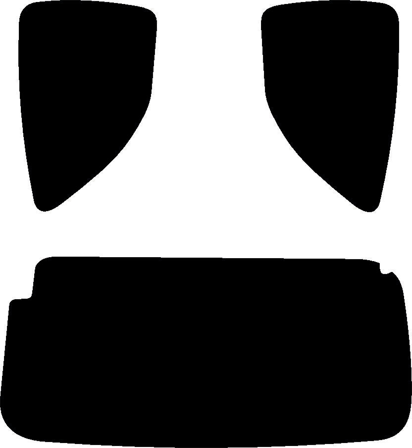 Passgenau zugeschnittenes Tönungsfolien-Set für Citroën C1 3-Türer – CNC-Zuschnitt von FVB Carbon Folie