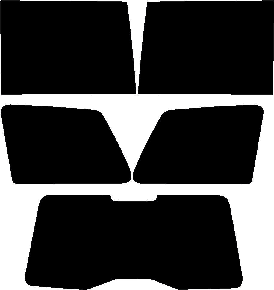 Passgenau zugeschnittenes Tönungsfolien-Set für Citroën Evasion – CNC-Zuschnitt von FVB Carbon Folie