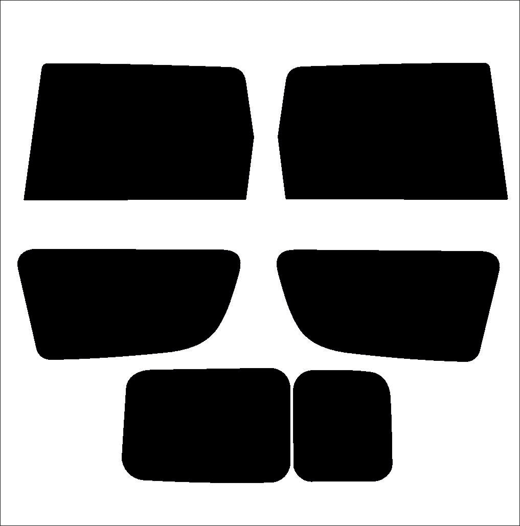 Passgenau zugeschnittenes Tönungsfolien-Set für Dacia Logan I MCV – CNC-Zuschnitt von FVB Carbon Folie