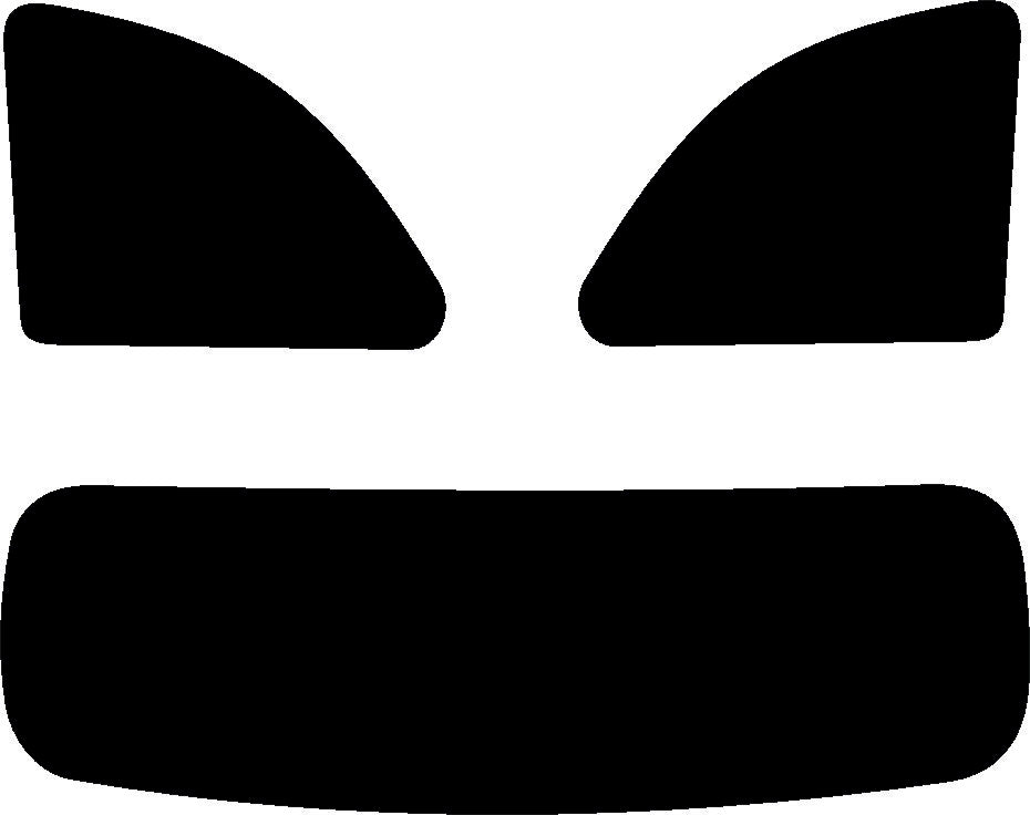 Passgenau zugeschnittenes Tönungsfolien-Set für Fiat 500 Cabrio – CNC-Zuschnitt von FVB Carbon Folie