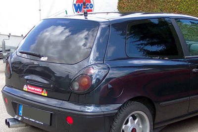 Tönungsfolie passgenau zugeschnitten und professionell montiert auf Fiat Bravo – Beispiel mit FVB Carbon Folie