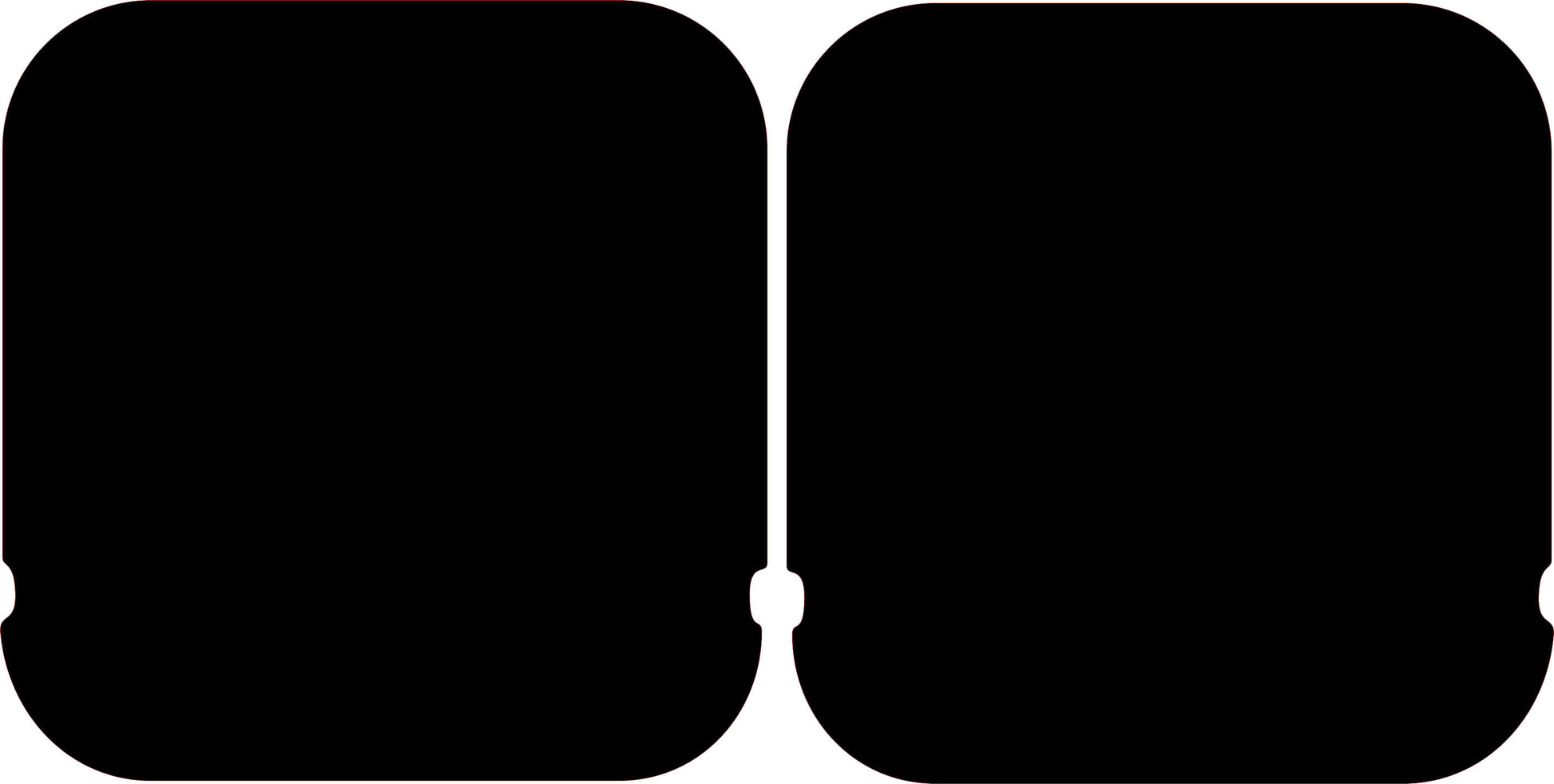 Passgenau zugeschnittenes Tönungsfolien-Set für Fiat Ducato 3 Hecktüren – CNC-Zuschnitt von FVB Carbon Folie