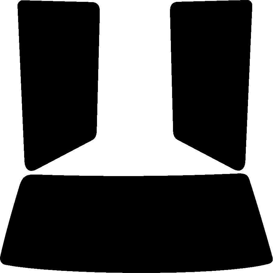 Passgenau zugeschnittenes Tönungsfolien-Set für Fiat Punto 176 3-Türer – CNC-Zuschnitt von FVB Carbon Folie