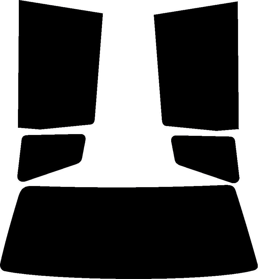 Passgenau zugeschnittenes Tönungsfolien-Set für Fiat Punto 176 5-Türer – CNC-Zuschnitt von FVB Carbon Folie