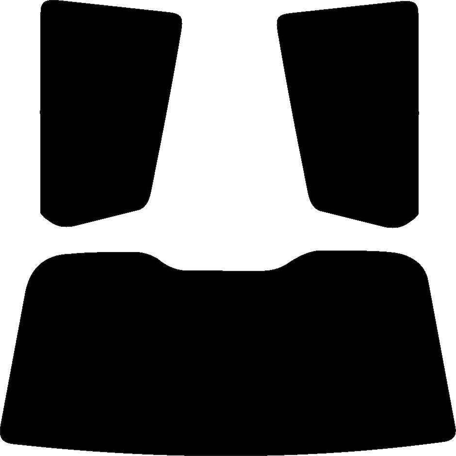 Passgenau zugeschnittenes Tönungsfolien-Set für Fiat Punto II 188 3-Türer – CNC-Zuschnitt von FVB Carbon Folie