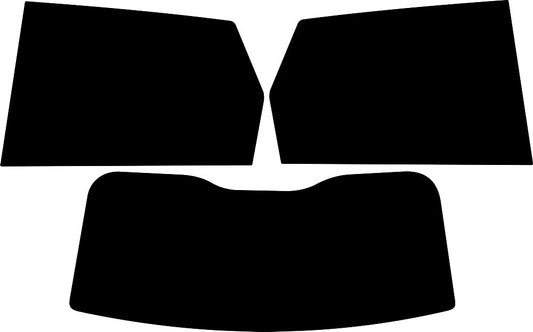 Passgenau zugeschnittenes Tönungsfolien-Set für Fiat Punto III 199 5-Türer – CNC-Zuschnitt von FVB Carbon Folie