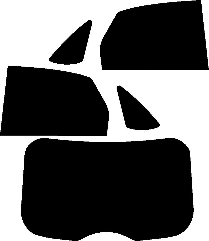 Passgenau zugeschnittenes Tönungsfolien-Set für Ford Focus II 5-Türer– CNC-Zuschnitt von FVB Carbon Folie