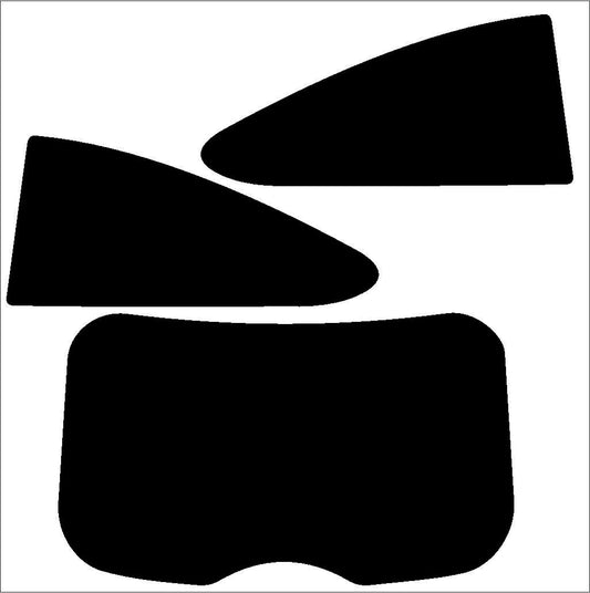 Passgenau zugeschnittenes Tönungsfolien-Set für Ford Focus II 3-Türer – CNC-Zuschnitt von FVB Carbon Folie