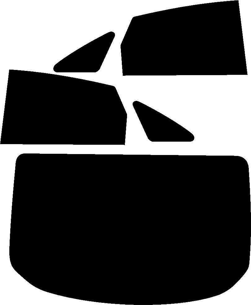 Passgenau zugeschnittenes Tönungsfolien-Set für Ford Focus III Stufenheck – CNC-Zuschnitt von FVB Carbon Folie