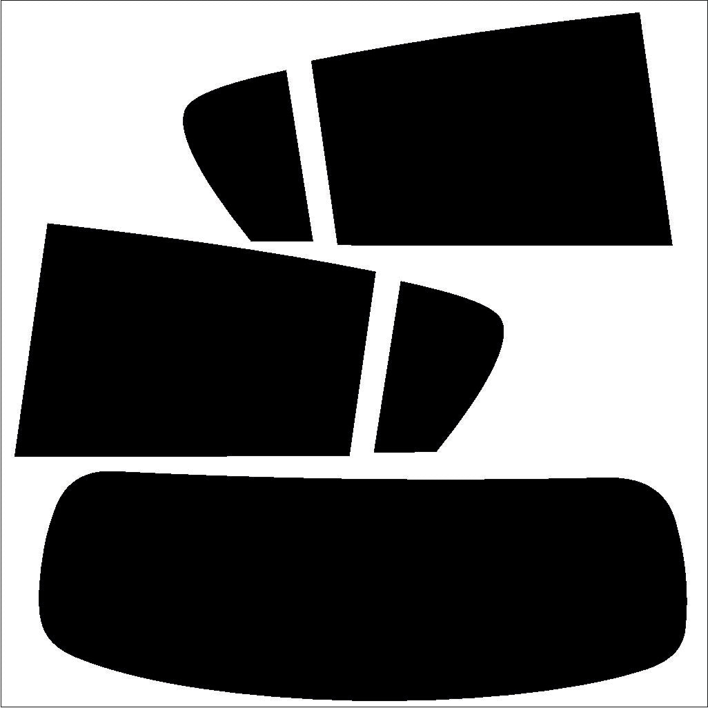 Passgenau zugeschnittenes Tönungsfolien-Set für Hyundai i20 PB – CNC-Zuschnitt von FVB Carbon Folie