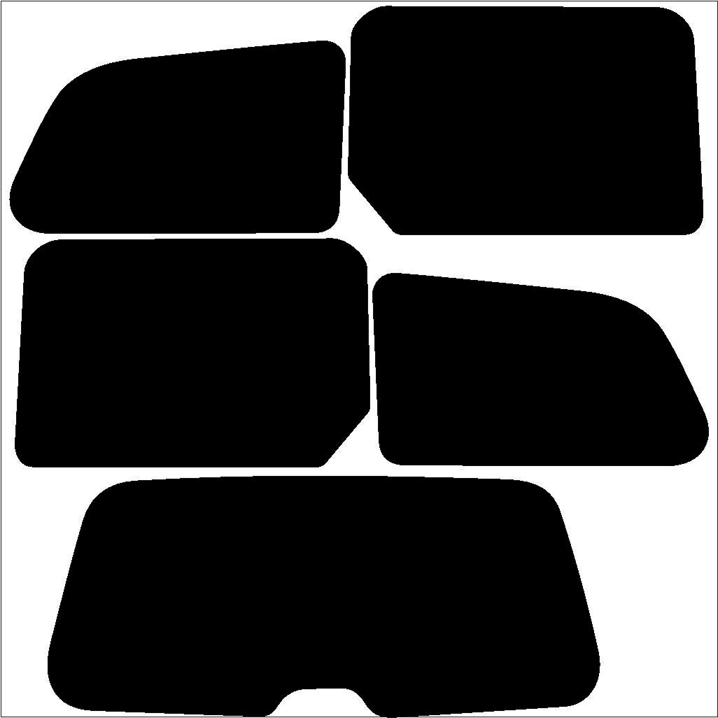 Passgenau zugeschnittenes Tönungsfolien-Set für KIA Carnival – CNC-Zuschnitt von FVB Carbon Folie