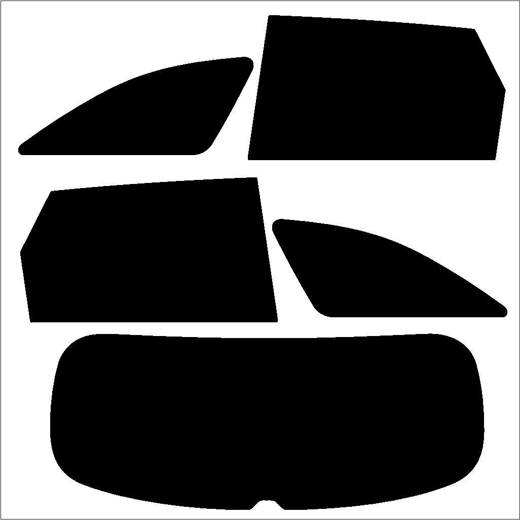 Passgenau zugeschnittenes Tönungsfolien-Set für KIA Ceed CD SW – CNC-Zuschnitt von FVB Carbon Folie