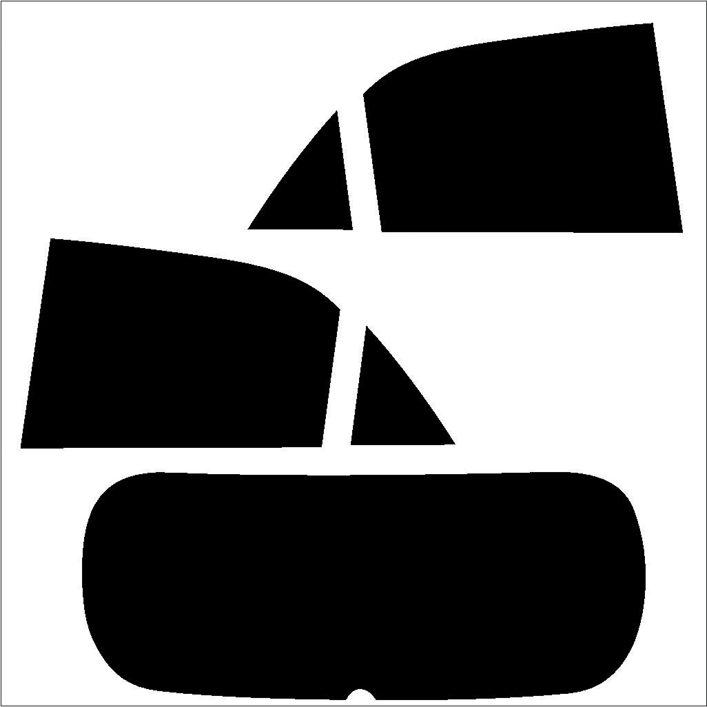 Passgenau zugeschnittenes Tönungsfolien-Set für KIA Picanto II – CNC-Zuschnitt von FVB Carbon Folie