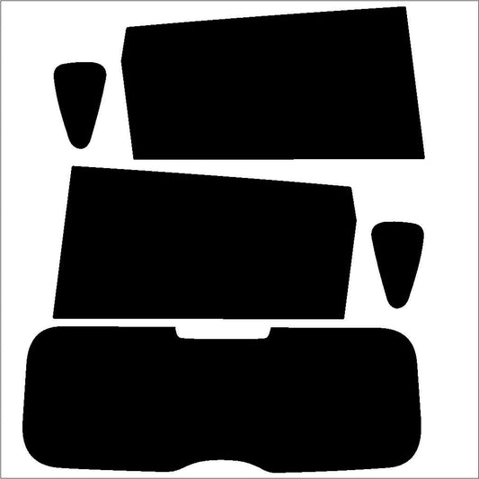 Passgenau zugeschnittenes Tönungsfolien-Set für KIA Soul – CNC-Zuschnitt von FVB Carbon Folie