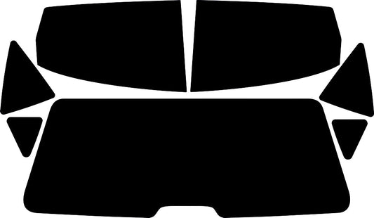 Passgenau zugeschnittenes Tönungsfolien-Set für Mercedes A-Klasse W168 lang zugeschnitten – CNC-Zuschnitt von FVB Carbon Folie