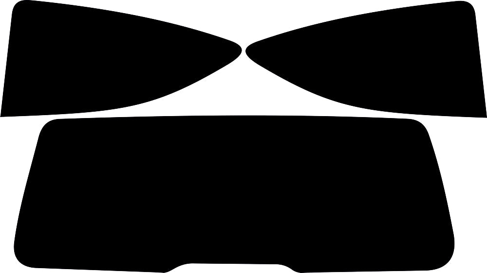 Passgenau zugeschnittenes Tönungsfolien-Set für Mercedes A-Klasse W169 3-Türer zugeschnitten – CNC-Zuschnitt von FVB Carbon Folie