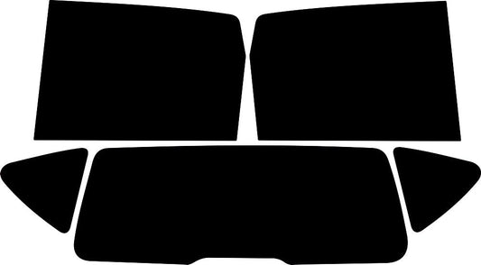 Tönungsfolie passgenau zugeschnitten und professionell montiert auf Mercedes A Klasse W169 5-Türer – Beispiel mit FVB Carbon Folie