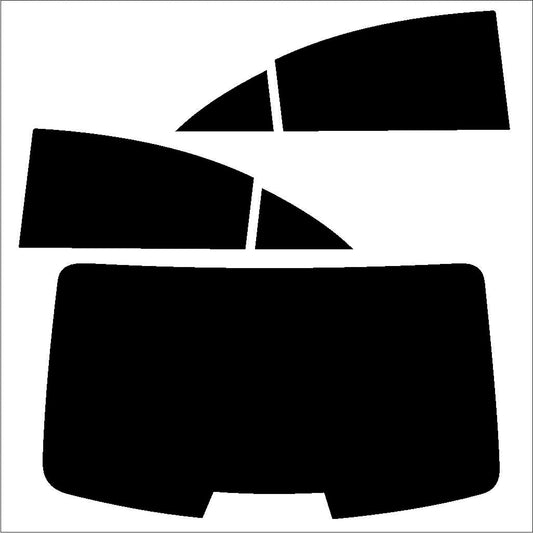 Passgenau zugeschnittenes Tönungsfolien-Set für Mercedes cls coupe c219 – CNC-Zuschnitt von FVB Carbon Folie