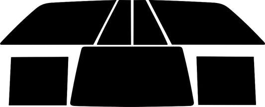 Passgenau zugeschnittenes Tönungsfolien-Set für Mercedes E Klasse S124 – CNC-Zuschnitt von FVB Carbon Folie