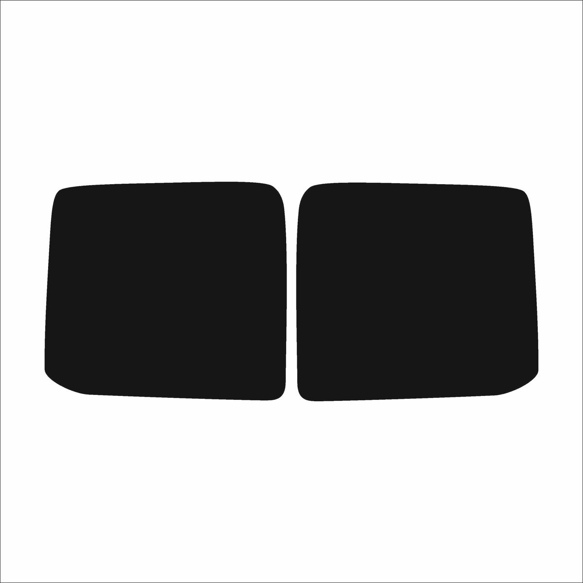 Passgenau zugeschnittenes Tönungsfolien-Set für Mercedes Vito W447 Hecktüren – CNC-Zuschnitt von FVB Carbon Folie