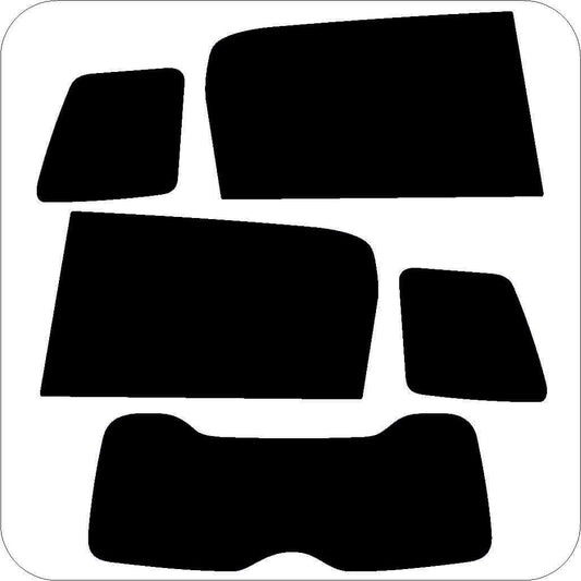 Passgenau zugeschnittenes Tönungsfolien-Set für MINI Coutryman – CNC-Zuschnitt von FVB Carbon Folie