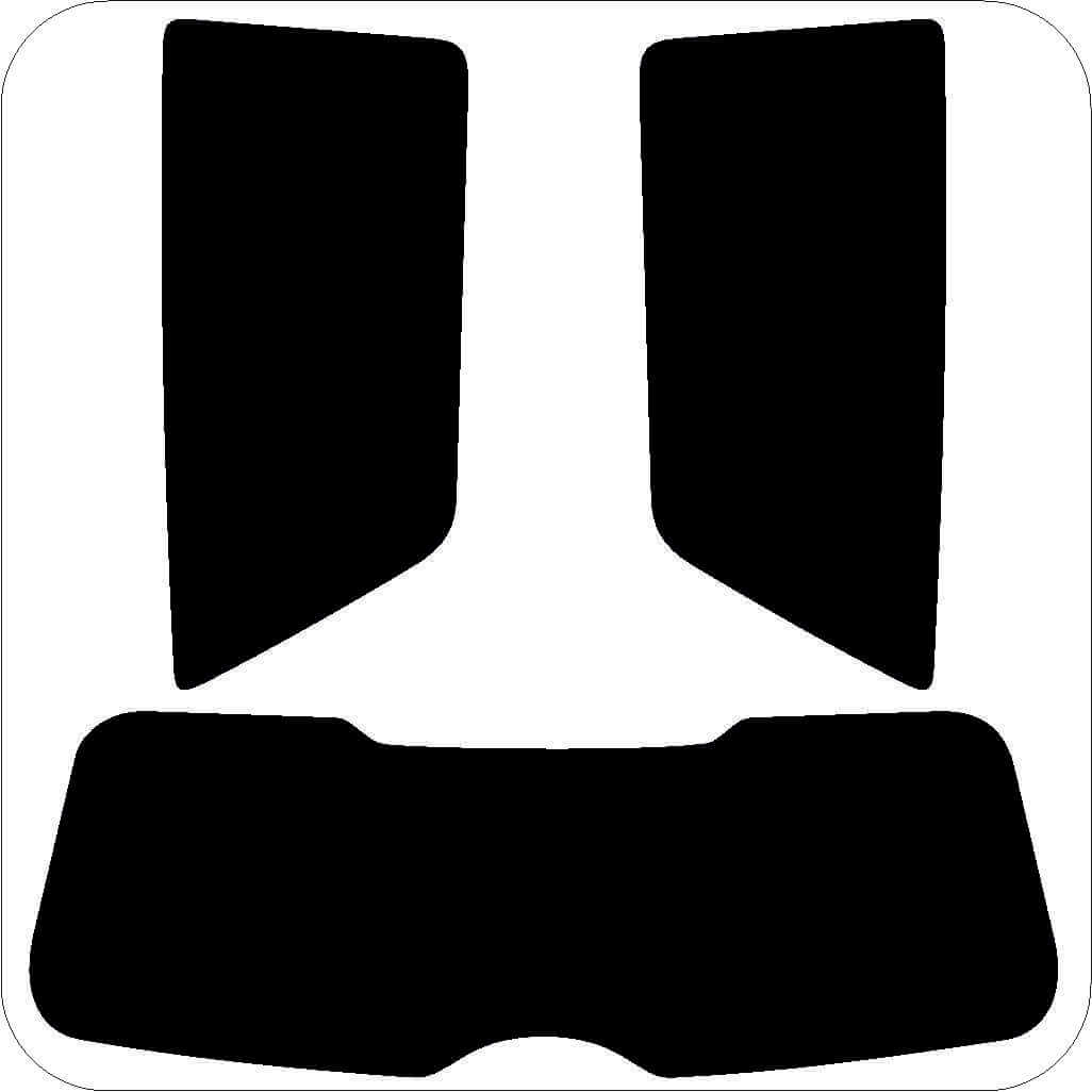 Passgenau zugeschnittenes Tönungsfolien-Set für MINI Cooper F56 – CNC-Zuschnitt von FVB Carbon Folie