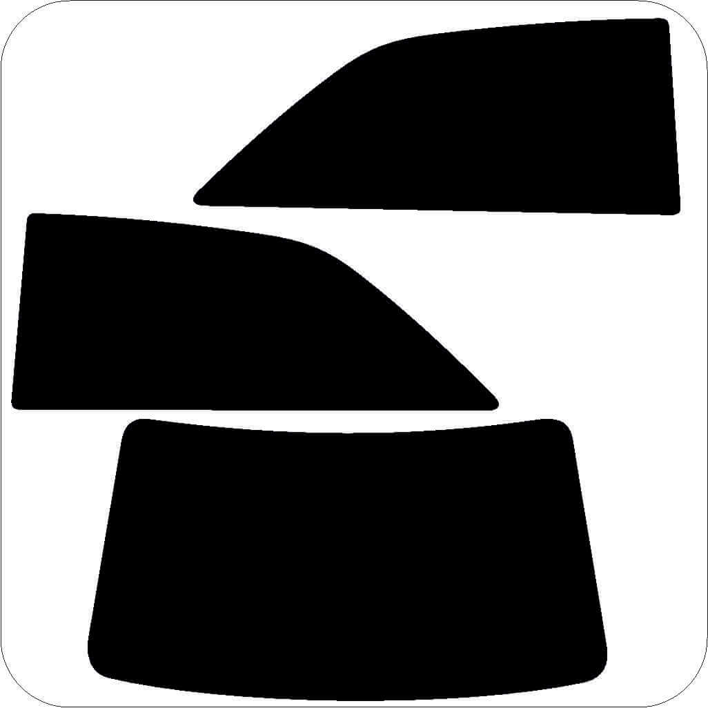 Passgenau zugeschnittenes Tönungsfolien-Set für Opel Astra F 3-Türer – CNC-Zuschnitt von FVB Carbon Folie