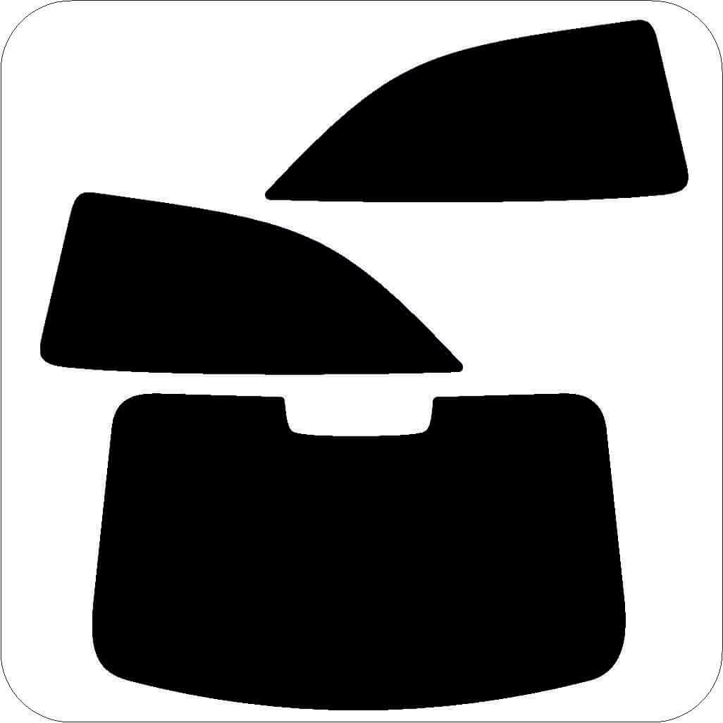 Passgenau zugeschnittenes Tönungsfolien-Set für Opel Astra G 3-Türer – CNC-Zuschnitt von FVB Carbon Folie