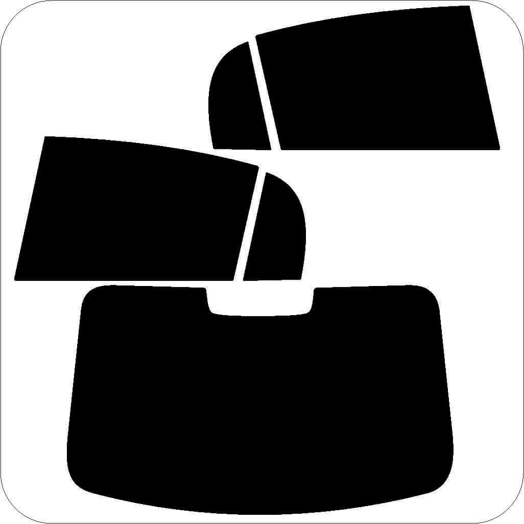 Passgenau zugeschnittenes Tönungsfolien-Set für Opel Astra G 5-Türer – CNC-Zuschnitt von FVB Carbon Folie