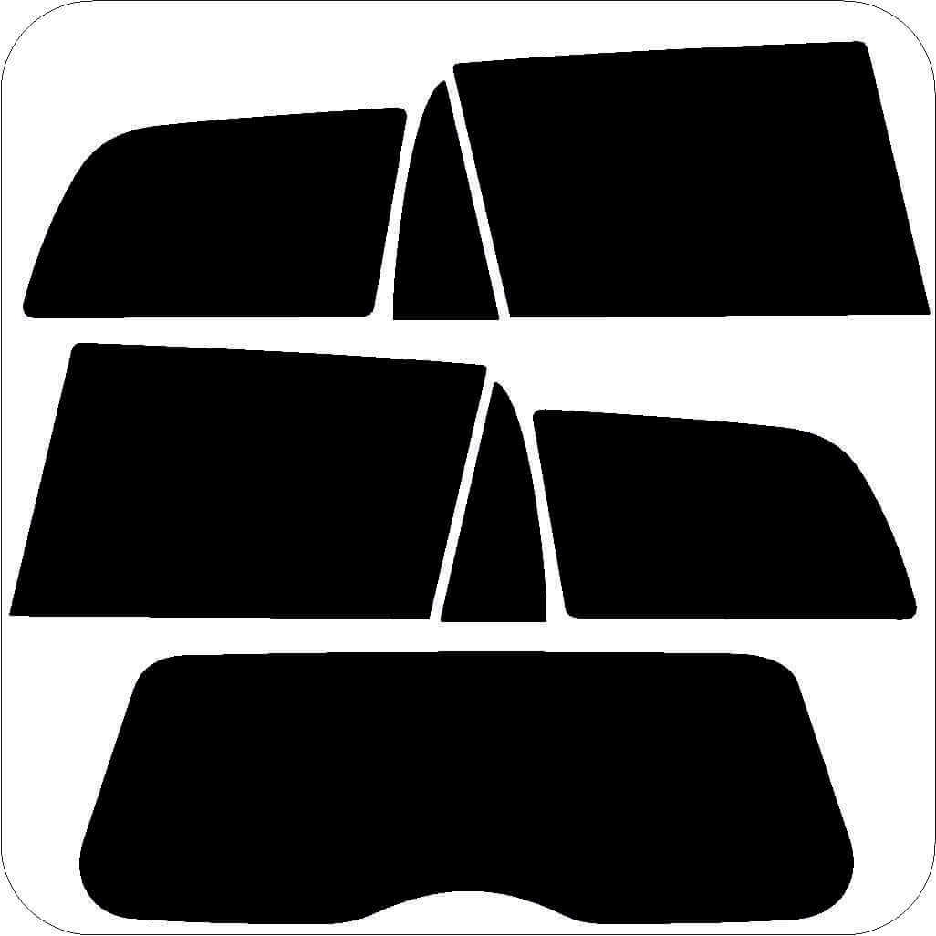 Passgenau zugeschnittenes Tönungsfolien-Set für Opel Astra G Caravan – CNC-Zuschnitt von FVB Carbon Folie