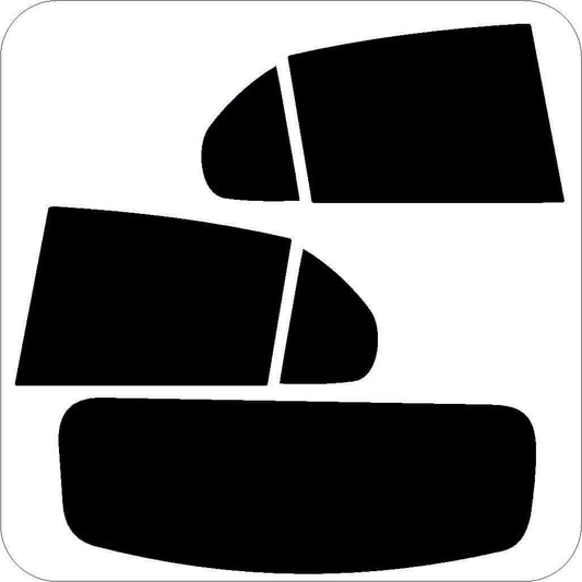 Passgenau zugeschnittenes Tönungsfolien-Set für Opel Corsa E 5-Türer – CNC-Zuschnitt von FVB Carbon Folie