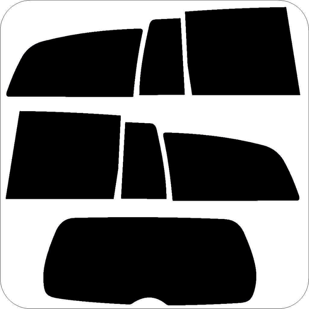 Passgenau zugeschnittenes Tönungsfolien-Set für Opel Omega B Caravan – CNC-Zuschnitt von FVB Carbon Folie