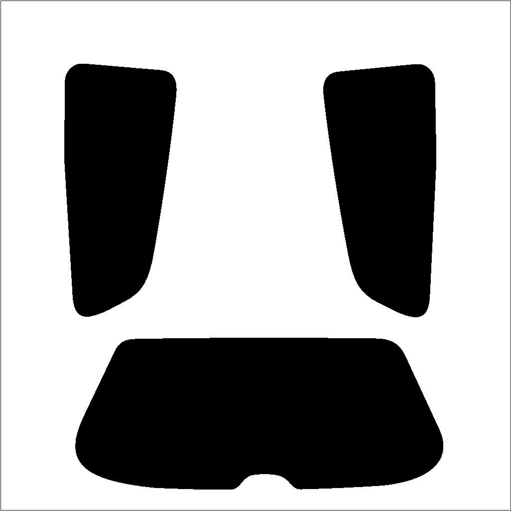 Passgenau zugeschnittenes Tönungsfolien-Set für Honda Civic – CNC-Zuschnitt von FVB Carbon Folie