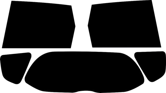 Passgenau zugeschnittenes Tönungsfolien-Set für Ford Honda Jazz  GE – CNC-Zuschnitt von FVB Carbon Folie