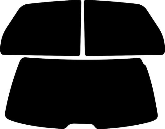 Passgenau zugeschnittenes Tönungsfolien-Set für Peugeot 106 – CNC-Zuschnitt von FVB Carbon Folie