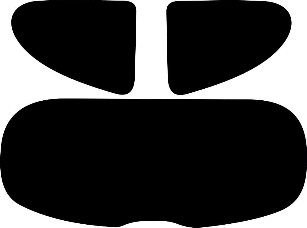 Passgenau zugeschnittenes Tönungsfolien-Set für Peugeot 207 3-Türer – CNC-Zuschnitt von FVB Carbon Folie